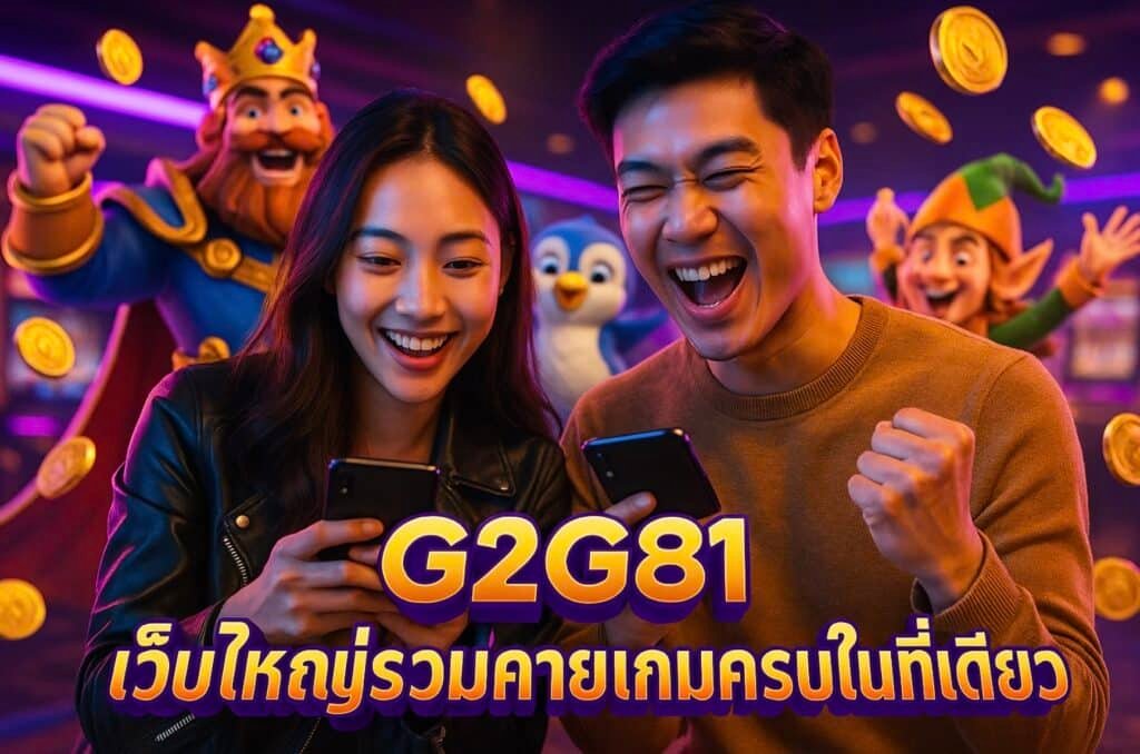 G2G81 เว็บใหญ่รวมค่ายเกมครบจบในที่เดียว