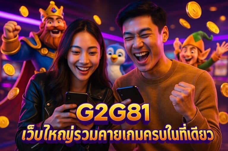 G2G81 เว็บใหญ่รวมค่ายเกมครบจบในที่เดียว